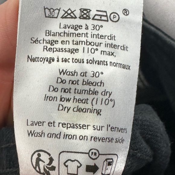 Sezane Jeans Womens Size 28 Wide Leg French Denim Minimalist Stretch Le Crop 38 - Picture 11 of 16